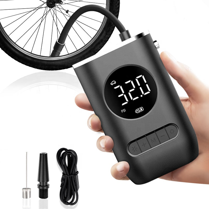 Inflador digital portátil + kit de reparación tubeless